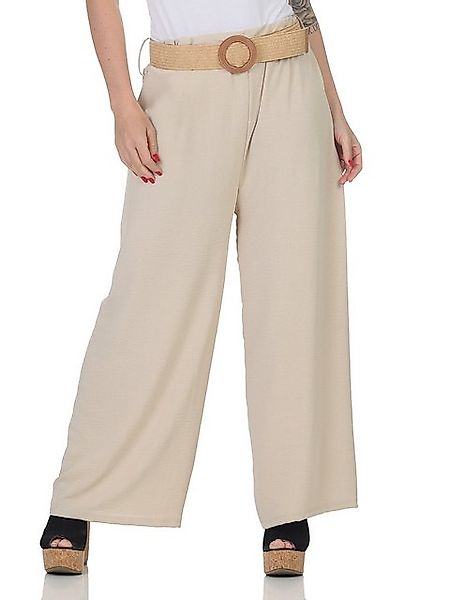 CLEO STYLE Stoffhose Damen Schlaghose 2576 günstig online kaufen