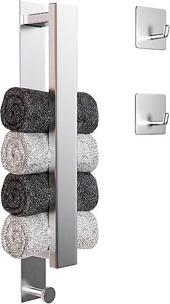 SURFOU Handtuchstange Handtuchhalter Ohne Bohren schwarz Selbstklebender mi günstig online kaufen