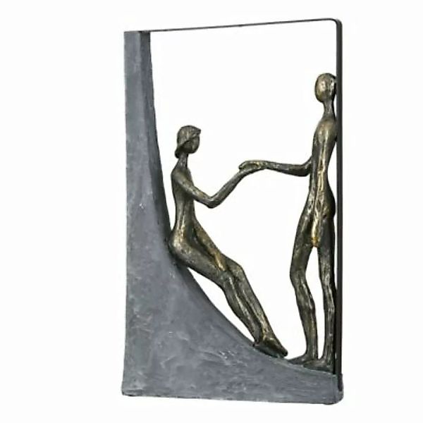 Casablanca by GILDE Skulptur Holding Hands grau günstig online kaufen