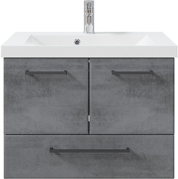 Saphir Badmöbel-Set »Quickset 945 Mineralmarmor-Waschtisch mit Unterschrank günstig online kaufen