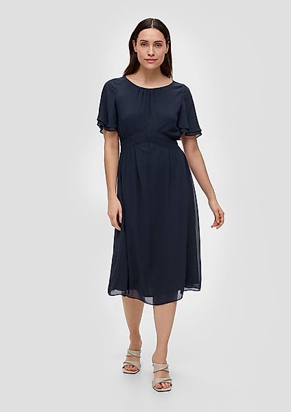 s.Oliver BLACK LABEL Minikleid Chiffonkleid mit günstig online kaufen