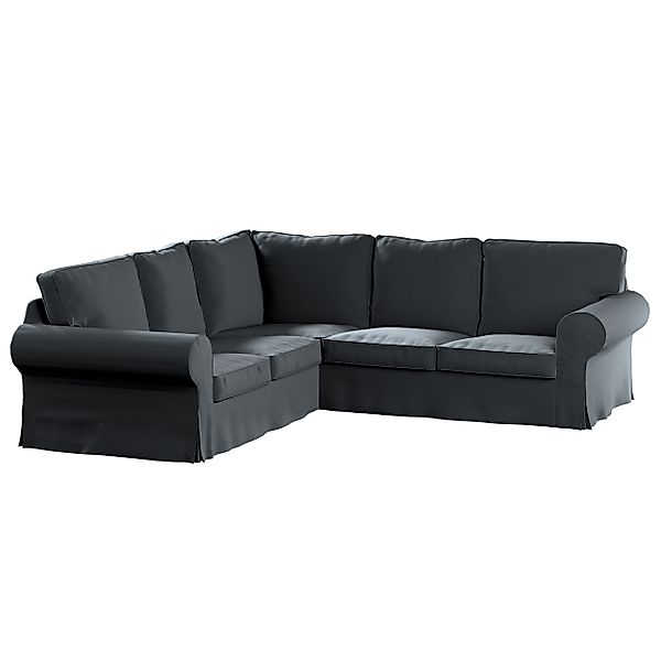 Bezug für Ektorp Ecksofa, graphite, Sofahusse für Ektorp Ecksofa, Ingrid (7 günstig online kaufen