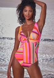 Bruno Banani Badeanzug mit edlem Zierring günstig online kaufen