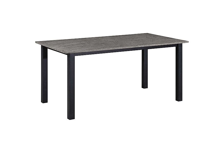 OTTO home Esstisch Babetta, schwarzes pulverbeschichtetes Metallgestell, ve günstig online kaufen