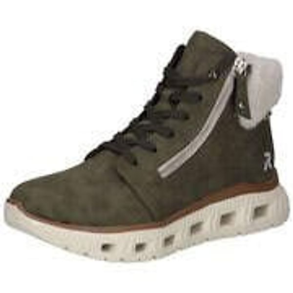 Rieker R-Schnür Boots Damen grün günstig online kaufen
