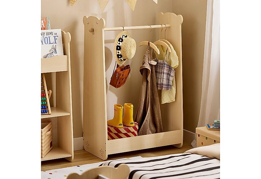 SoBuy Kinderkleiderschrank KMB102 Kleiner Schrank Möbel in Kinderzimmer günstig online kaufen
