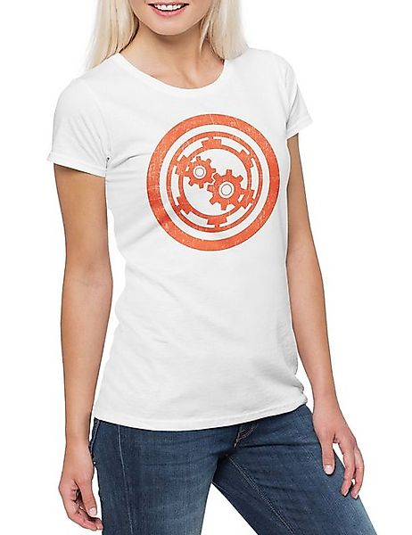 Urban Backwoods Print-Shirt O Ingenieuring Badge Damen T-Shirt The Seth Orv günstig online kaufen