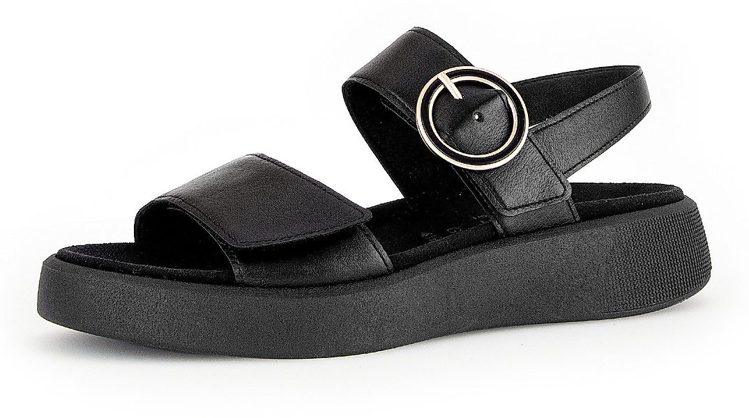 Gabor FLORENZ Keilsandalette, Plateau, Sommerschuh, Riemchensandale, günstig online kaufen