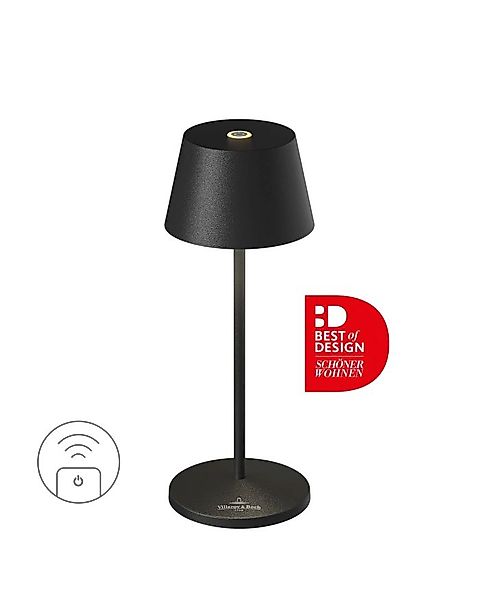 SEOUL MICRO RC - Akku-Tischleuchte dimmbar - zwei Lichtfarben schwarz günstig online kaufen