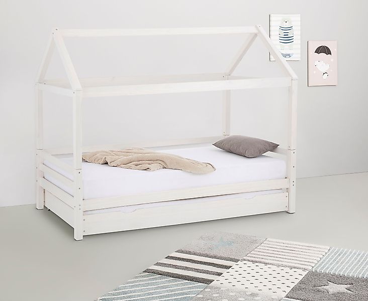 Lüttenhütt Kinderbett Alpi, inklusive Bettschubkasten und günstig online kaufen