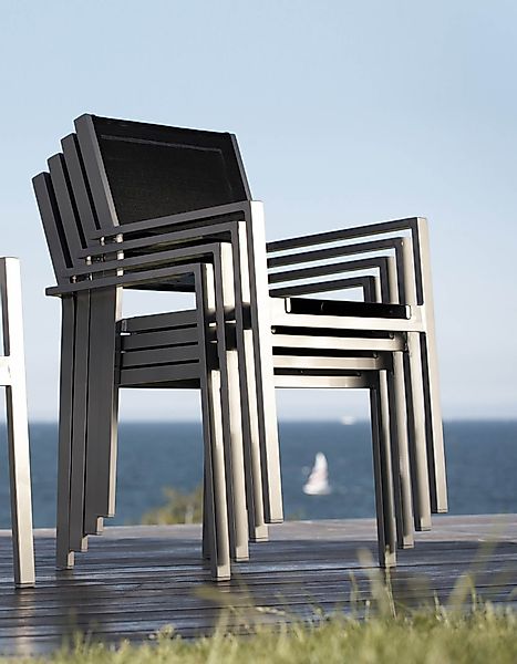 Fiam Armlehnstuhl "cubic", Gitterwebstoff BATYLINE, outdoorgeeignet, stapel günstig online kaufen