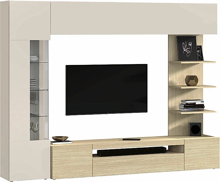 INOSIGN Wohnwand "Wohnwand New Egypt, Anbauwand, Medienwand, Wohnzimmerwand günstig online kaufen