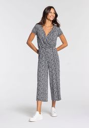 Laura Scott Jumpsuit mit V-Ausschnitt günstig online kaufen