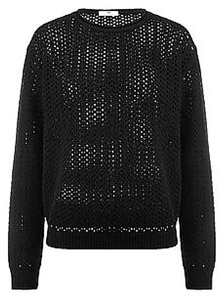 Rundhals-Pullover Peter Hahn schwarz günstig online kaufen