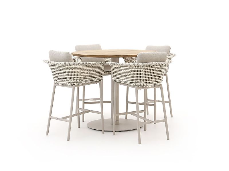 Zavelli Cuore ø 120 cm Gartenbar-Set 5-teilig günstig online kaufen