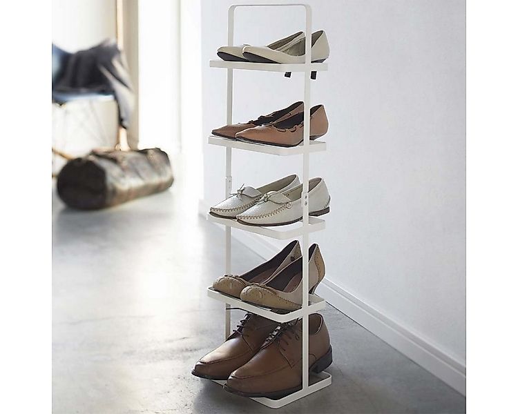 Yamazaki Schuhregal "Tower" aus Metall 22x77x14cm für 5 Paar Schuhe platzsp günstig online kaufen