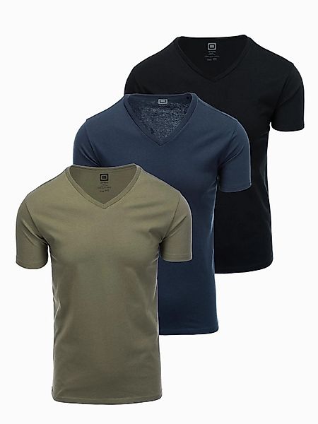 OMBRE T-Shirt 3er Set T-Shirt mit günstig online kaufen