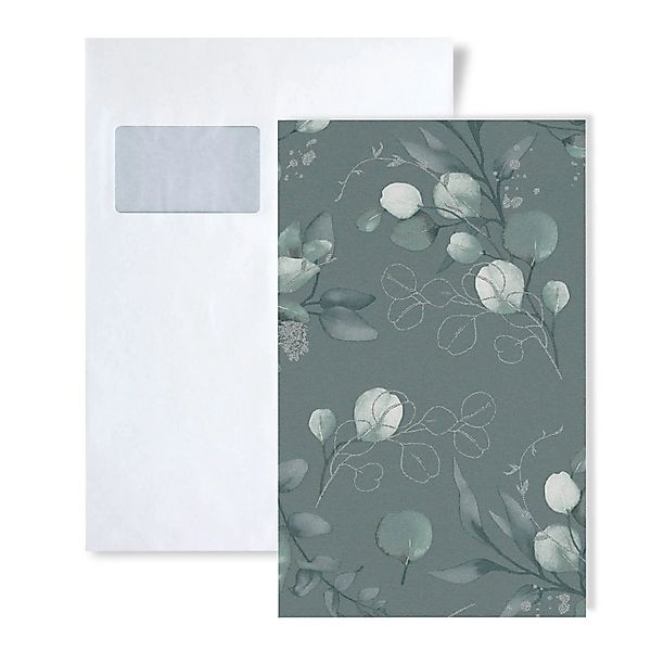 PROFHOME 1 MUSTERSTÜCK S-397683-GU DIN A4 MUSTER der Floralen Tapete günstig online kaufen