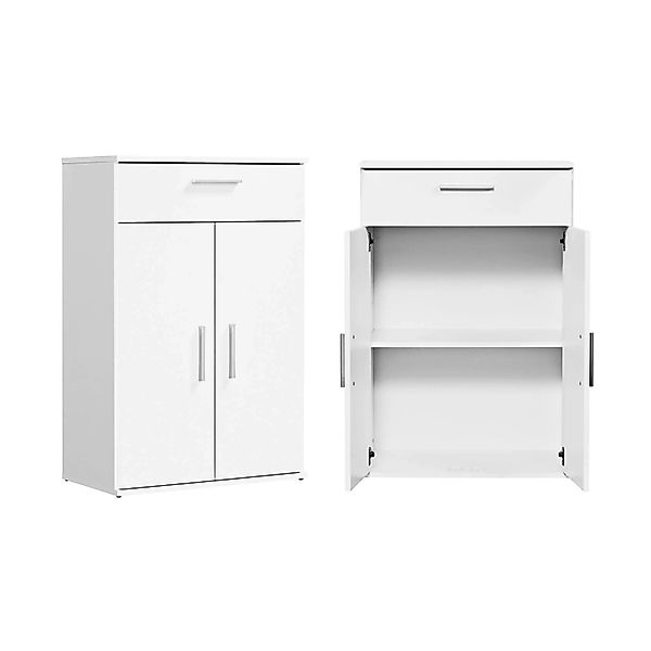 mokebo Midischrank in Weiß Der Praktische Mehrzweckschrank oder Aufbewahrun günstig online kaufen