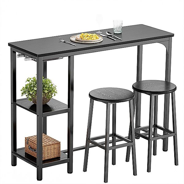 Bealife Essgruppe Esstisch mit 2 Stühlen, günstig online kaufen