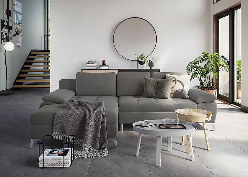 sit&more Ecksofa "Latigo L-Form", mit Recamiere, wahlweise mit Bettfunktion günstig online kaufen