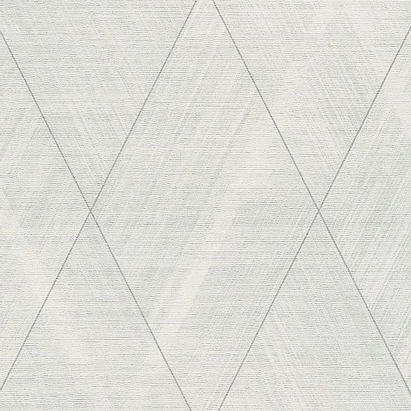 PROFHOME 388243-GU 3D Tapete Chevron Muster schimmernd Grau Silber Weiß 0,5 günstig online kaufen