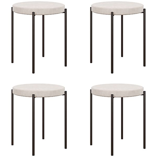HOMCOM Esszimmerstuhl Thekenhocker mit gepolstertem Sitz, günstig online kaufen