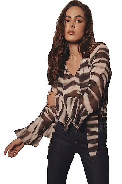 LIPSY Langarmbluse Lipsy Bluse mit Schluppe, Regular (1-tlg) günstig online kaufen