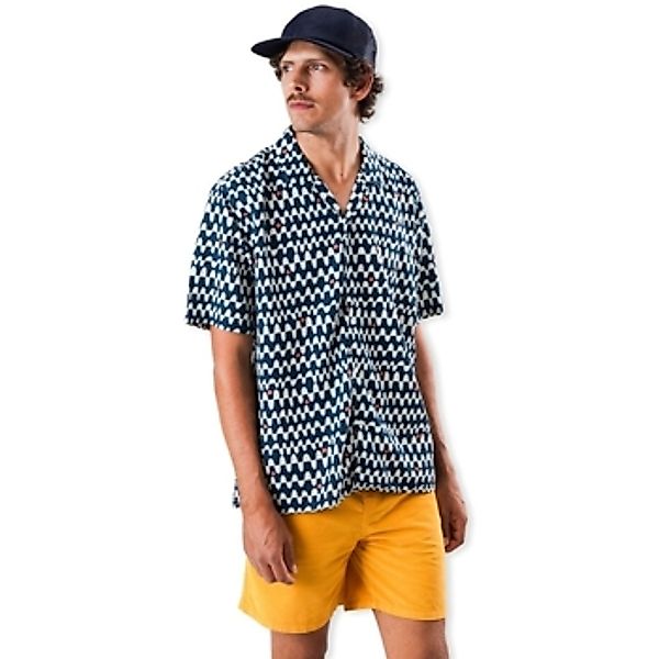 Brava Fabrics  Hemdbluse Sunset Aloha Shirt - Navy günstig online kaufen