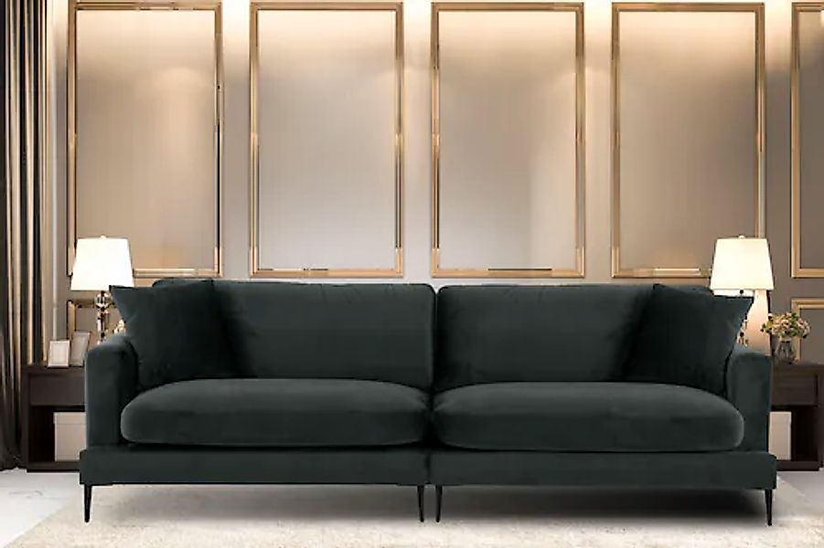 Leonique Big-Sofa "Cozy elegantes Designsofa, Maße B/T/H: 252/97/80 cm", mi günstig online kaufen