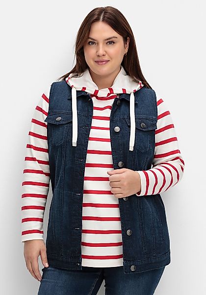 Sheego Jerseyweste Jeansweste günstig online kaufen