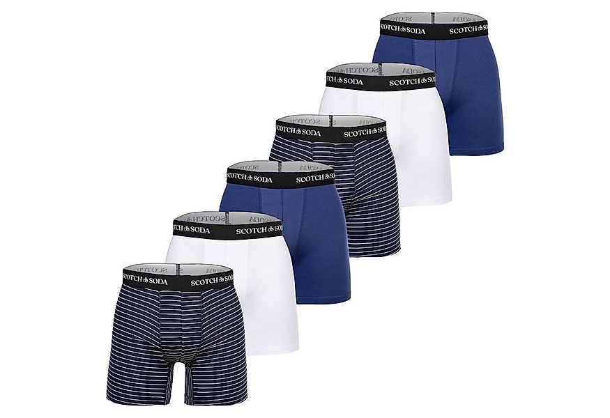 Scotch & Soda Boxer Herren Boxershort 6er Pack Baumwolle (Packung, 6er Pack günstig online kaufen