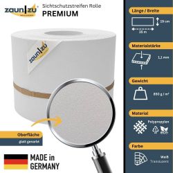 zaunzu Sichtschutzstreifen PP für Doppelstabmatten Zaunblende günstig online kaufen