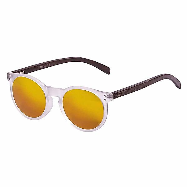 Lenoir Eyewear Lenoirne Sonnenbrille Red Revo/CAT3 Bamboo Arm With White Tr günstig online kaufen