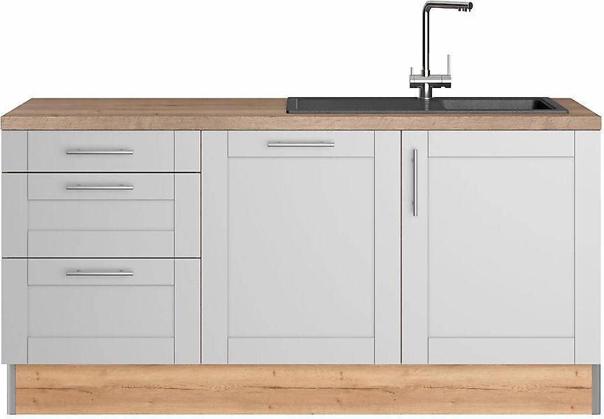 KOCHSTATION Küche "KS-Ahus", 180 cm breit, wahlw.mit E-Geräten, Soft Close günstig online kaufen