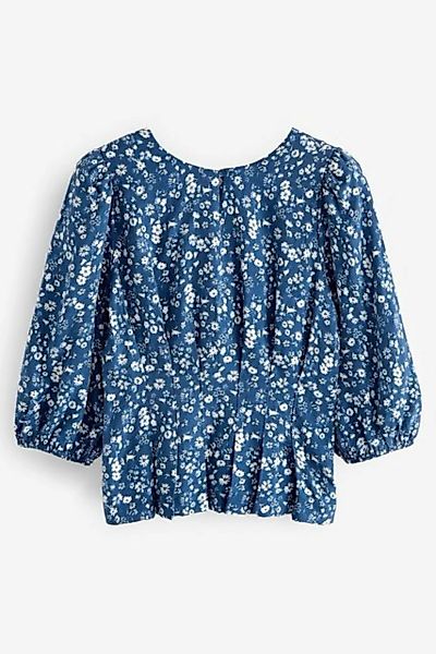 Next Shirtbluse Bedruckte Bluse mit Biesen (1-tlg) günstig online kaufen