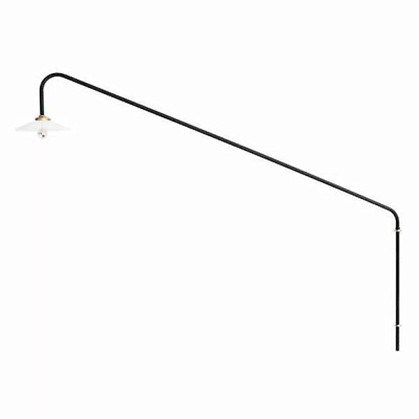 Wandleuchte mit Stromkabel Hanging Lamp n°1 metall schwarz / H 140 x L 175 günstig online kaufen