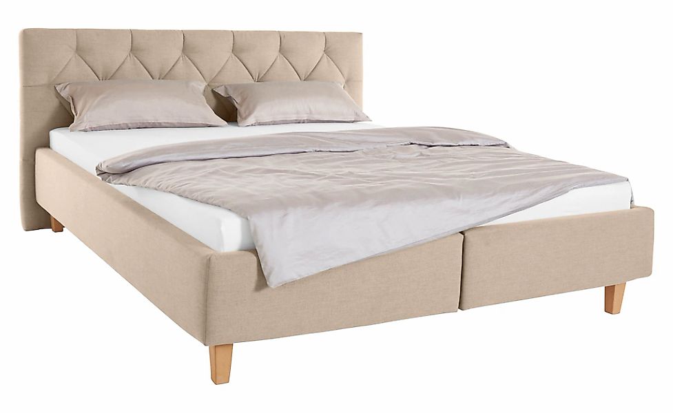 Home affaire Polsterbett "Sunley 100" Kreuzsteppung, Kopfteilhöhe 102 cm, o günstig online kaufen