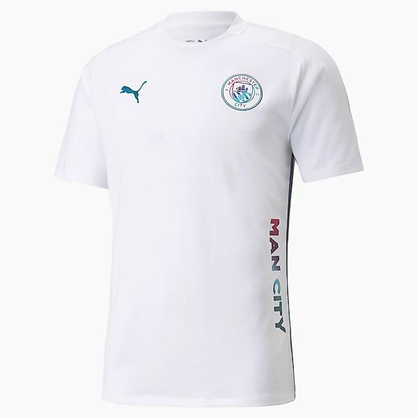 PUMA Man City Casuals Fußball-T-Shirt für Herren | Weiß | Größe: 3XL günstig online kaufen
