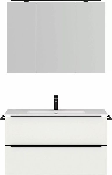 nobilia® Badmöbel-Set Levere, (2-St., vormontiert, mit günstig online kaufen