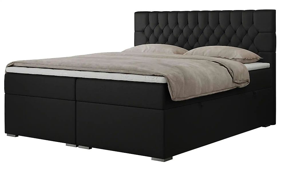 Boxbett mit Bettkasten Pera ¦ schwarz ¦ Maße (cm): B: 120 H: 125 Betten > K günstig online kaufen