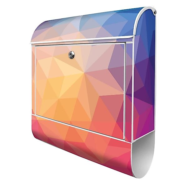 Banjado Design Briefkasten Weiß Pulverbeschichtet 39x47x14cm 2 Schlüssel Mi günstig online kaufen