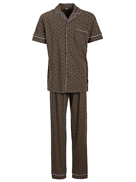 Henry Terre Schlafanzug Pyjama Set Kurzarm günstig online kaufen
