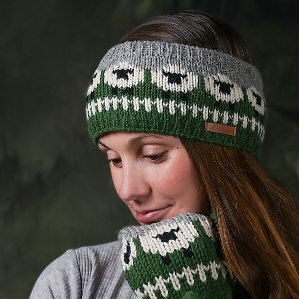 McRon Stirnband Gestricktes Stirnband im Schaf-Design günstig online kaufen