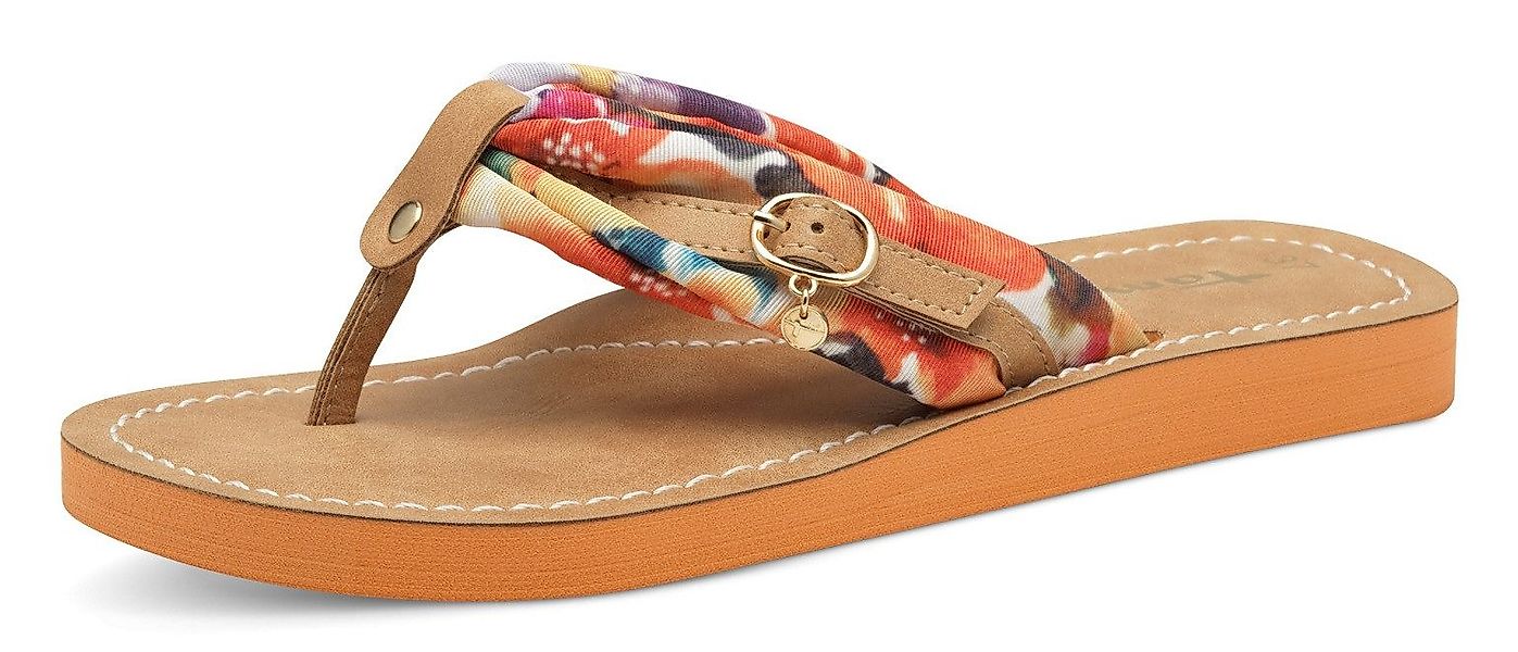 Tamaris AVRIL Zehentrenner, Sommerschuh, Flats, Schlappen günstig online kaufen