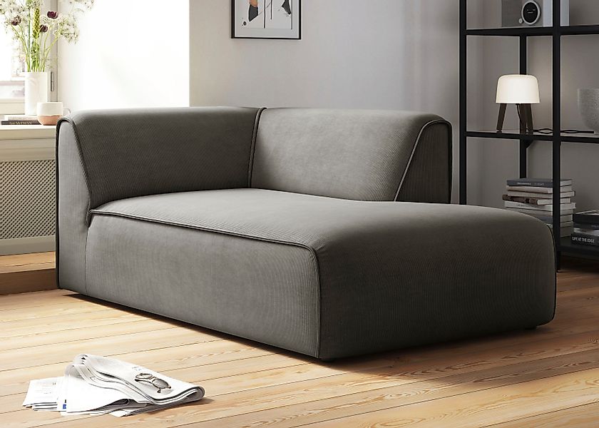 OTTO home Ottomane "Merid Chaiselongue, Maße B/T/H: 100/162/70 cm" als Modu günstig online kaufen