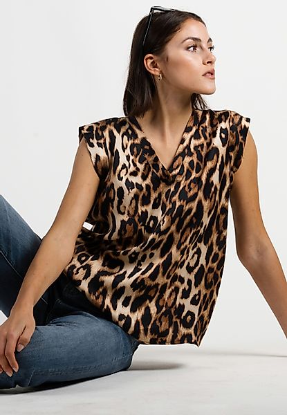 Andijamo-Fashion Shirtbluse WILD CAT MATTGLANZ günstig online kaufen
