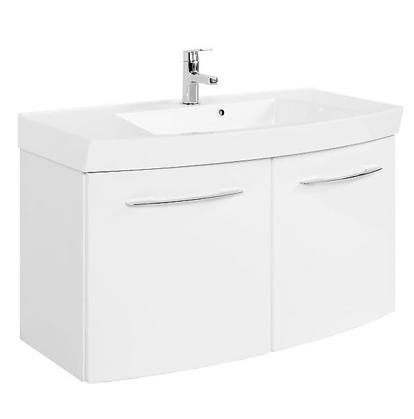 Waschtisch 100 2-trg Florida von Held Möbel Weiß günstig online kaufen