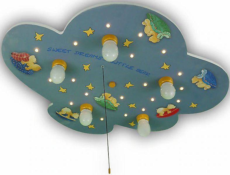 niermann Deckenleuchte »Wolke Bärchen«, 5 flammig, Leuchtmittel E14   ohne günstig online kaufen