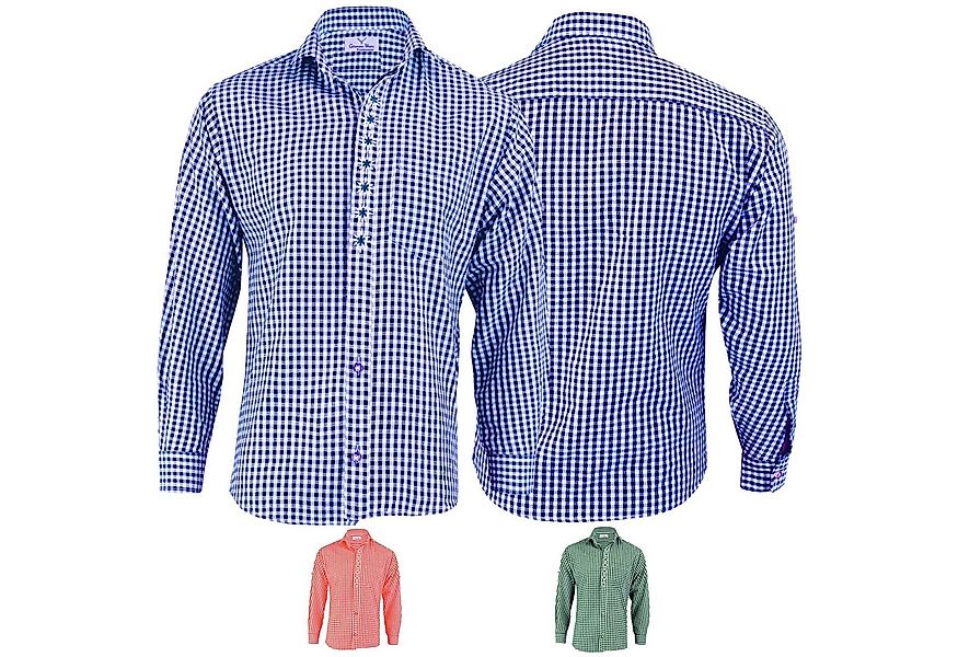 German Wear Trachtenhemd GW120x-EW Trachtenhemd für Trachtenlederhose mit E günstig online kaufen